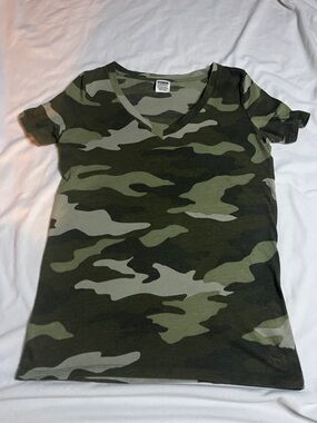 Pink Victoria’s Secret Camo Top